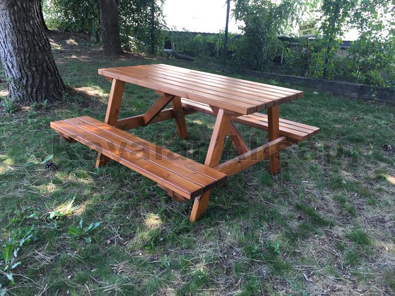 PM-101 Ahşap Piknik Masası Bahçe ve İş Yerleri İçin Ergonomik Çözüm